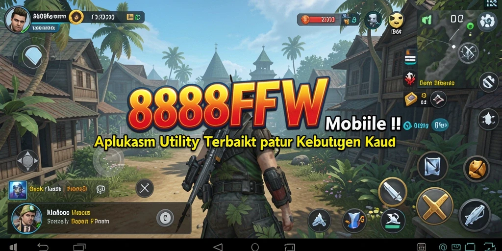 Tampilan antarmuka aplikasi 888FW yang mudah digunakan dan menarik.