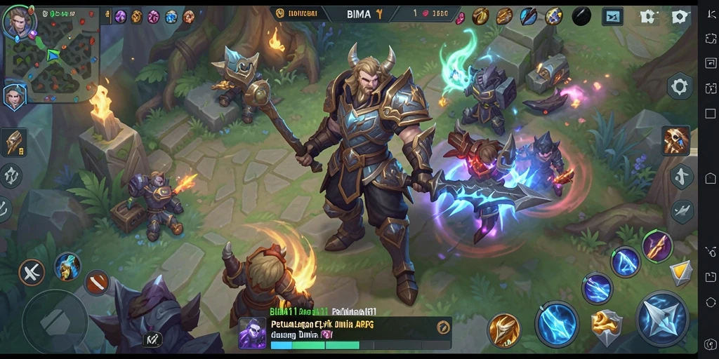 Tampilan menakjubkan dari gameplay ARPG BIMA11.