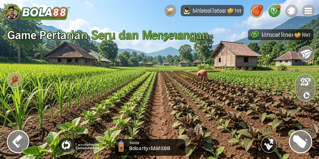 Gameplay menarik BOLA88 dengan aksi bertani yang seru.