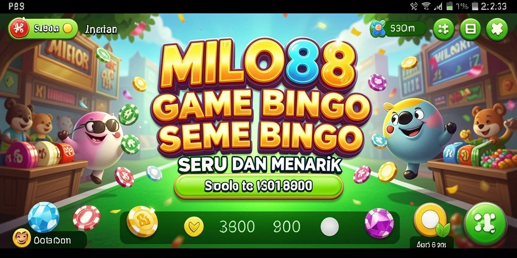 Screenshot gameplay <strong>MILO88</strong> menampilkan keseruan momen Bingo.