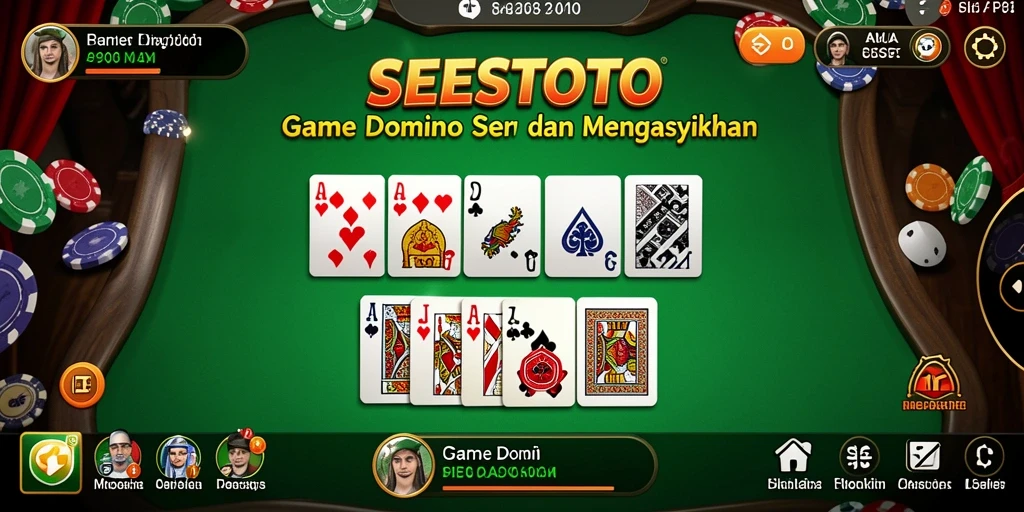 Tampilan gameplay yang menarik dan interaktif di SESETOTO.